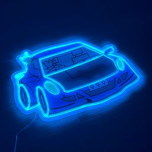 999 Car Neon Sign