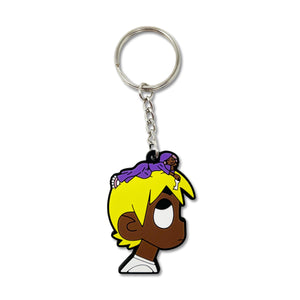 LUV Yellow Keychain