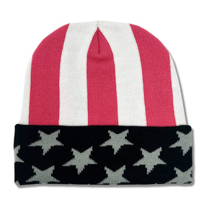Pink Tape Beanie