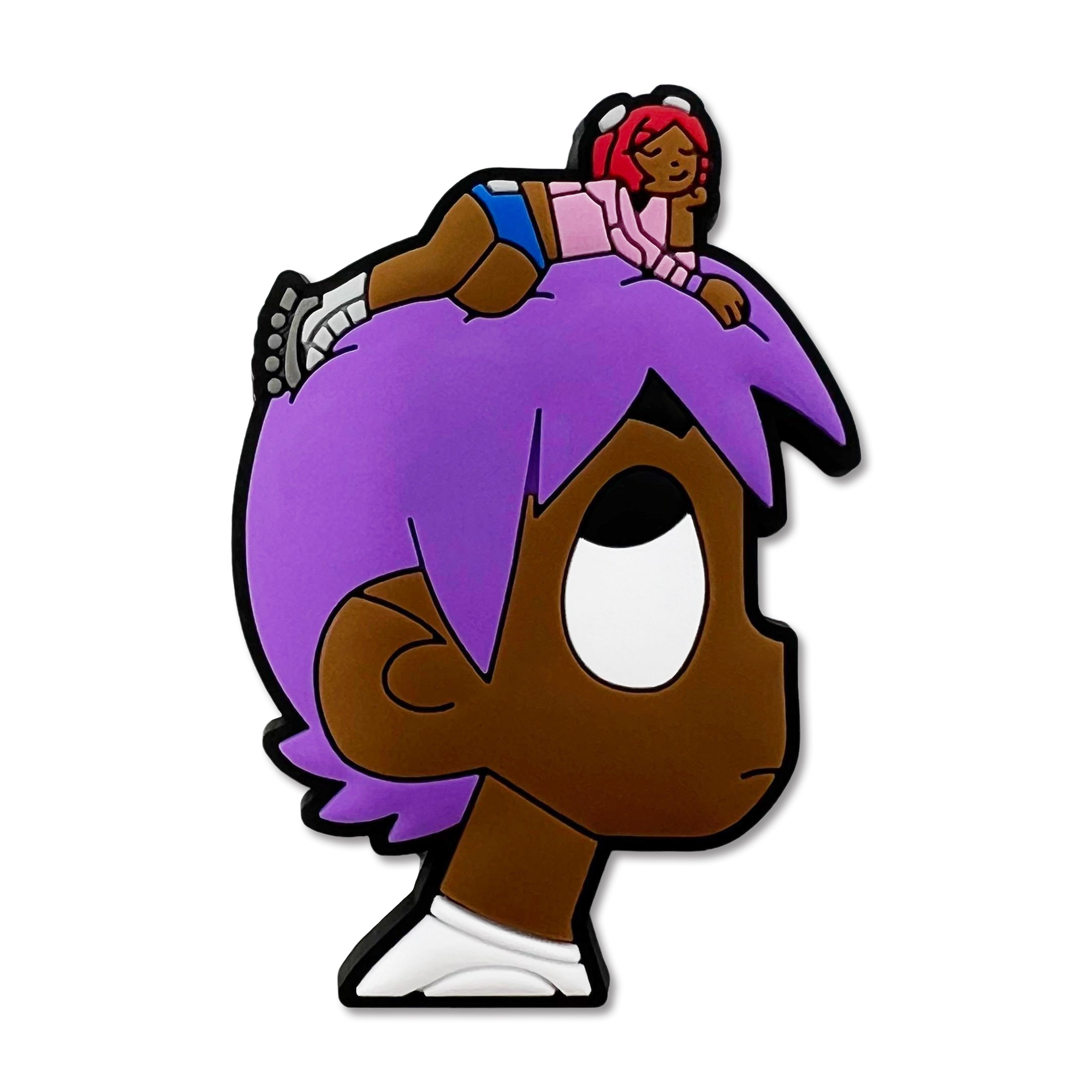 LUV Purple Magnet