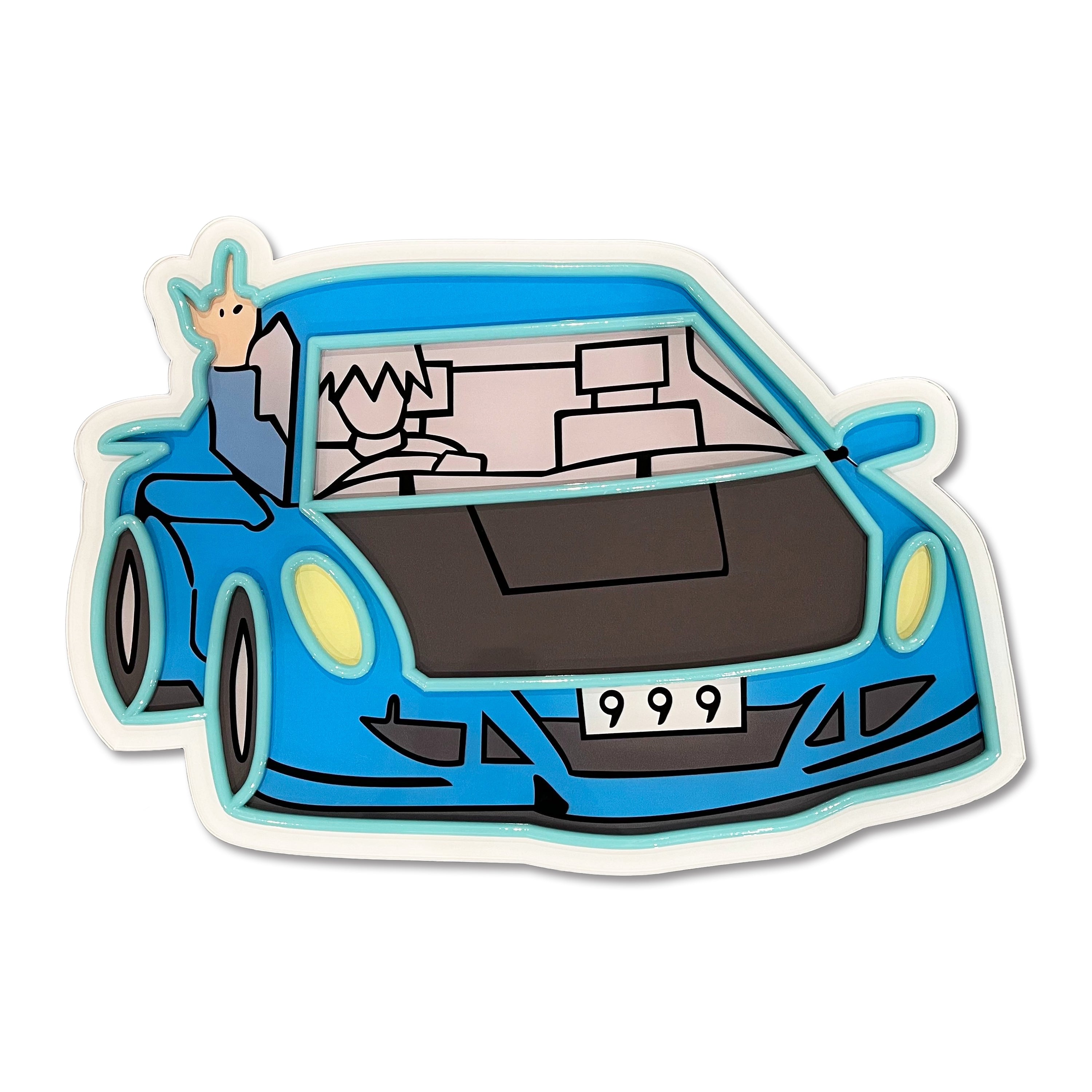 999 Car Neon Sign