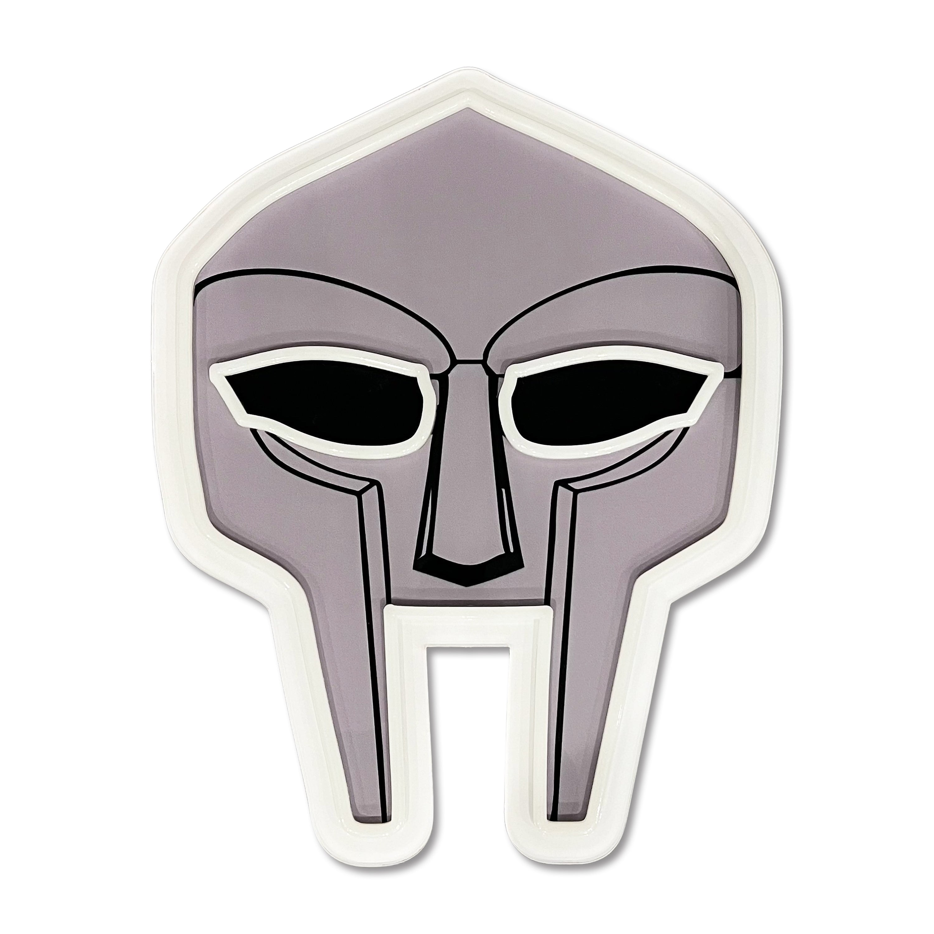 MF DOOM Mask Neon Sign