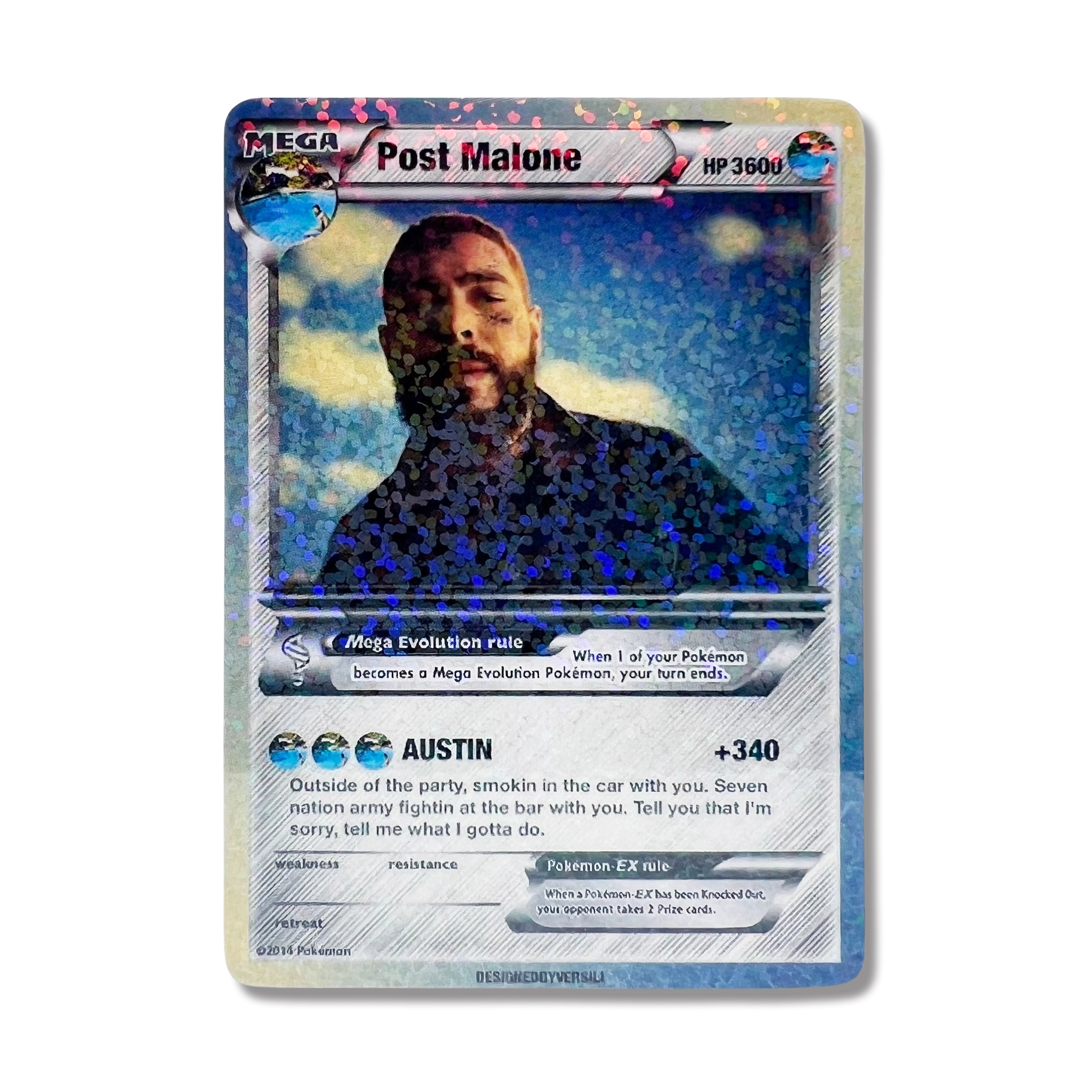 Post Malone Pokémon Card