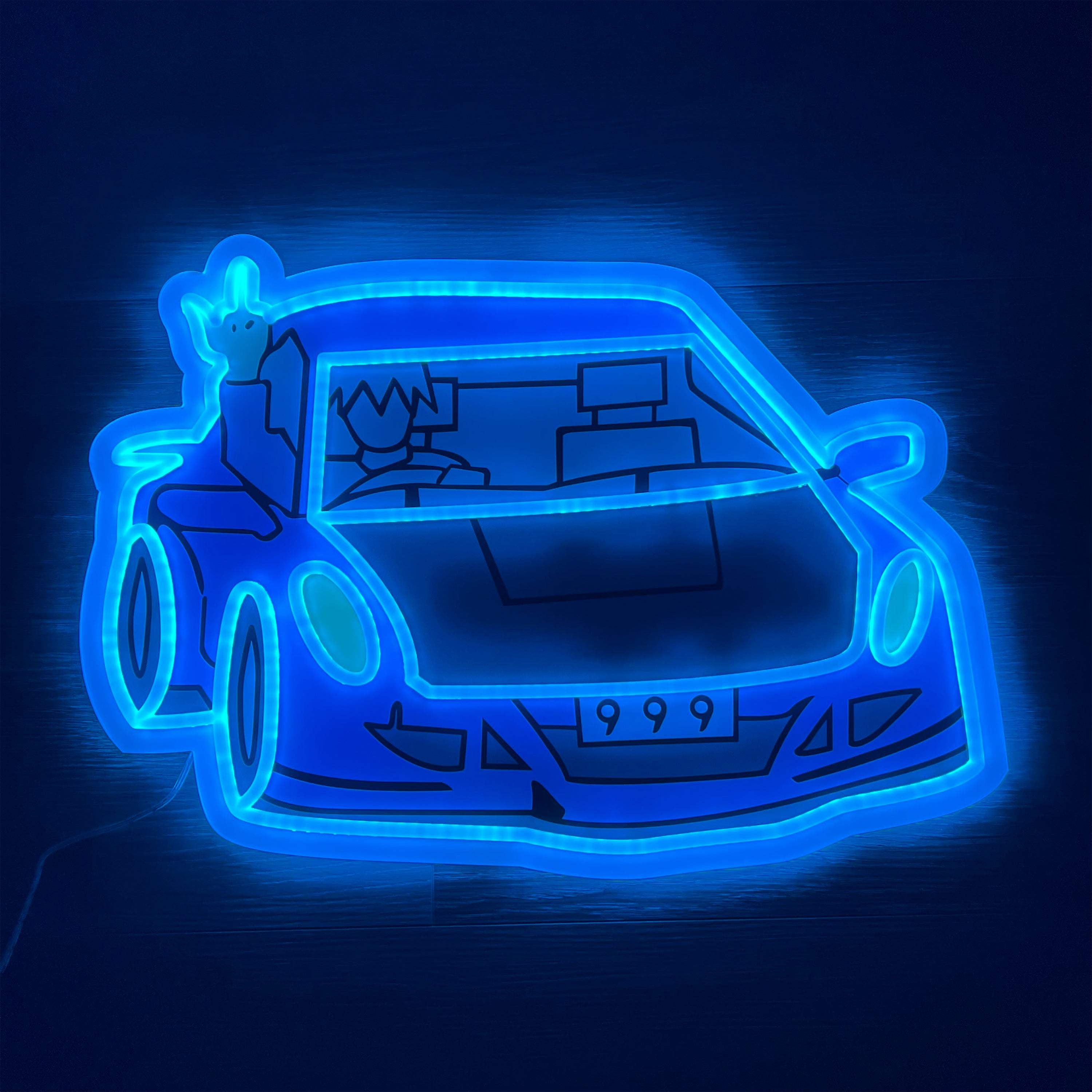 999 Car Neon Sign
