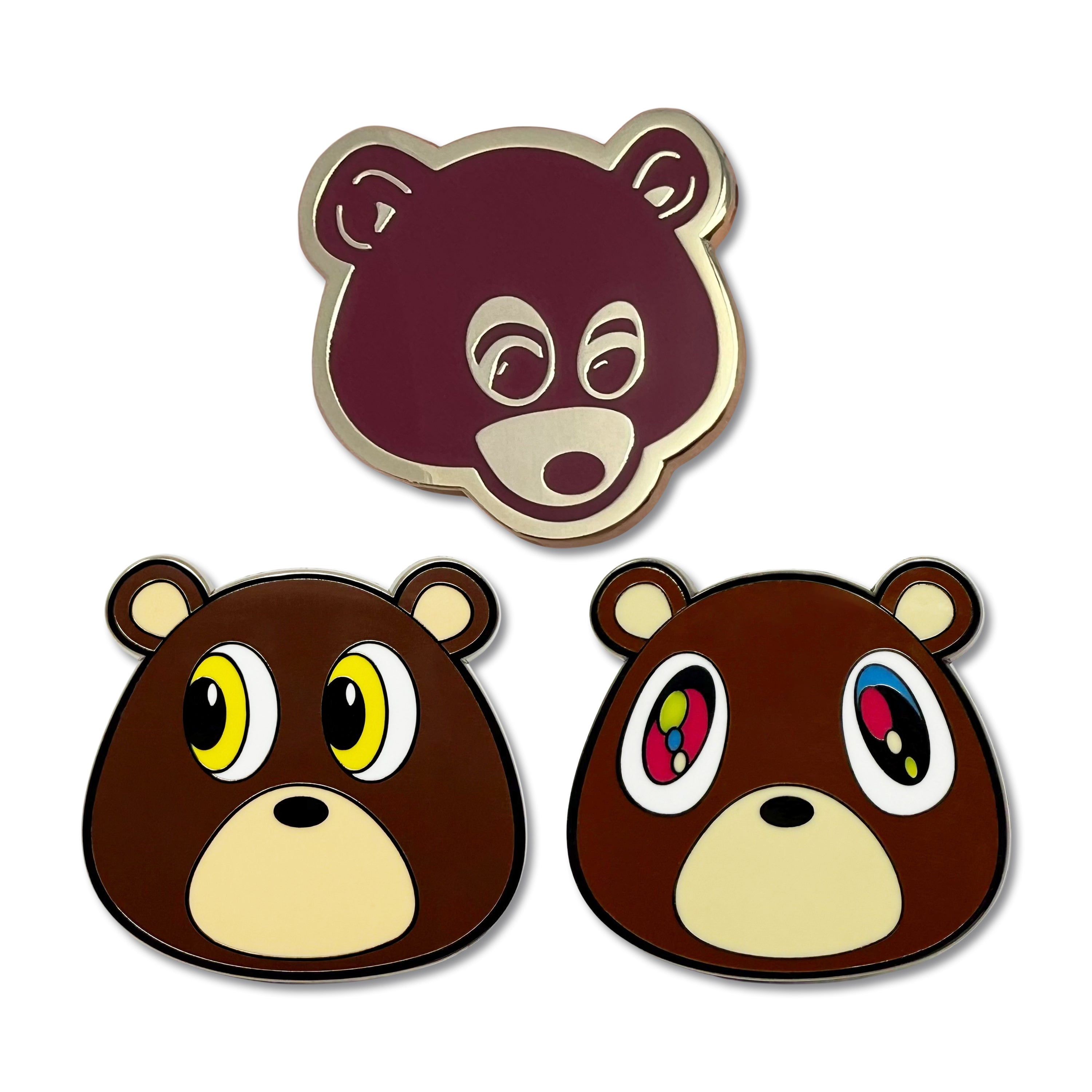 Bear Hat Pins (Set of 3)