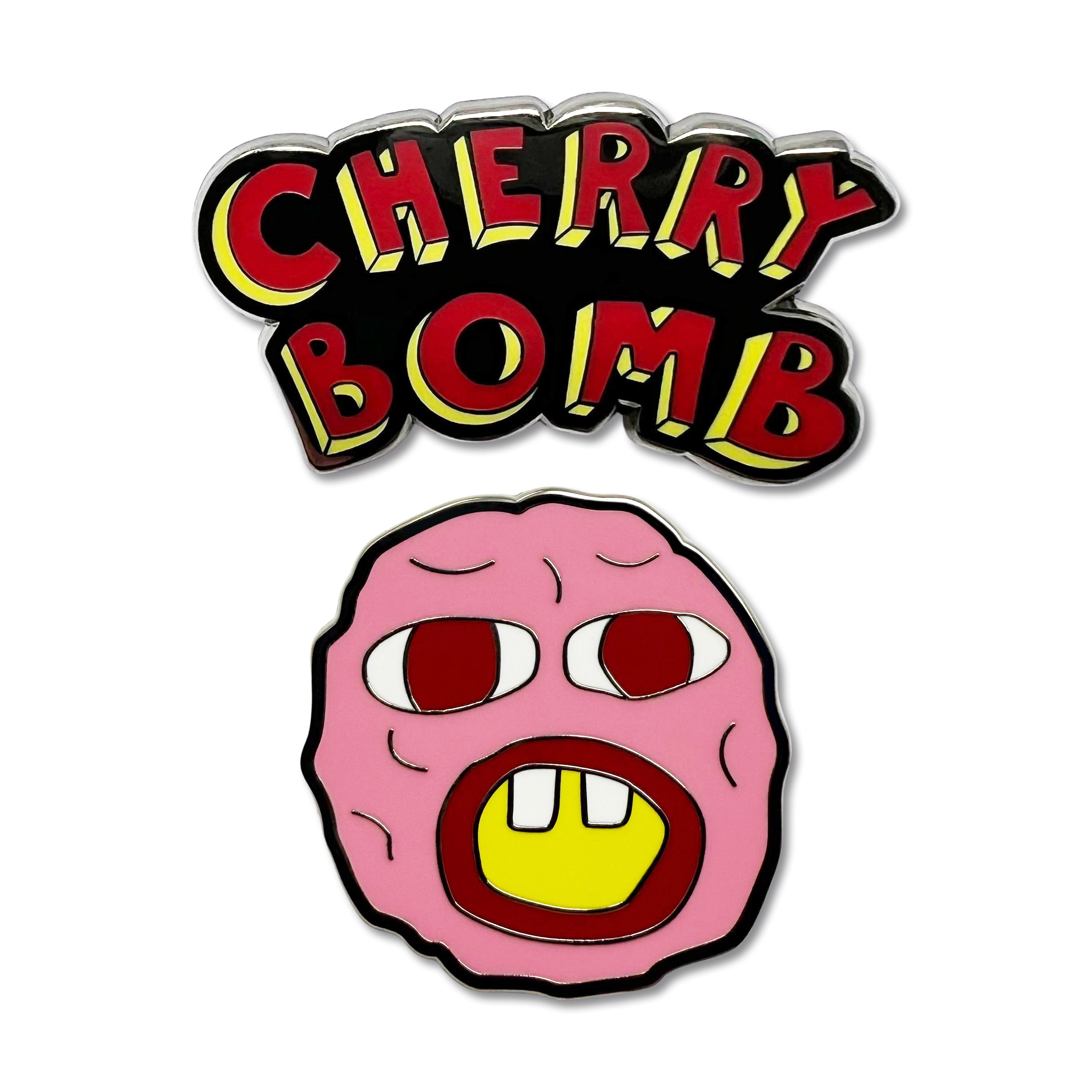 Cherry Bomb Hat Pins (Set of 2)