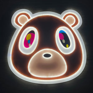 Graduation Bear Neon Sign