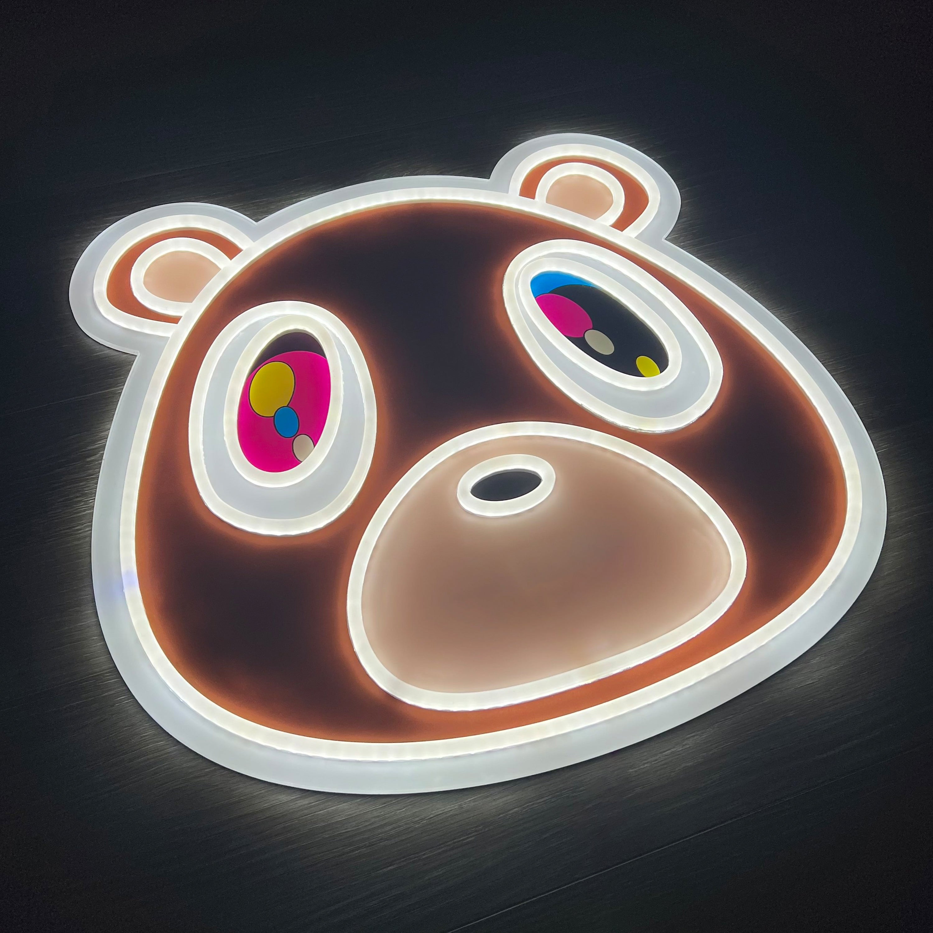 Graduation Bear Neon Sign