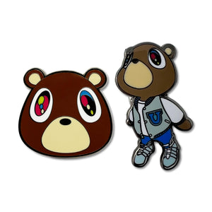 Graduation Bear Hat Pins (Set of 2)