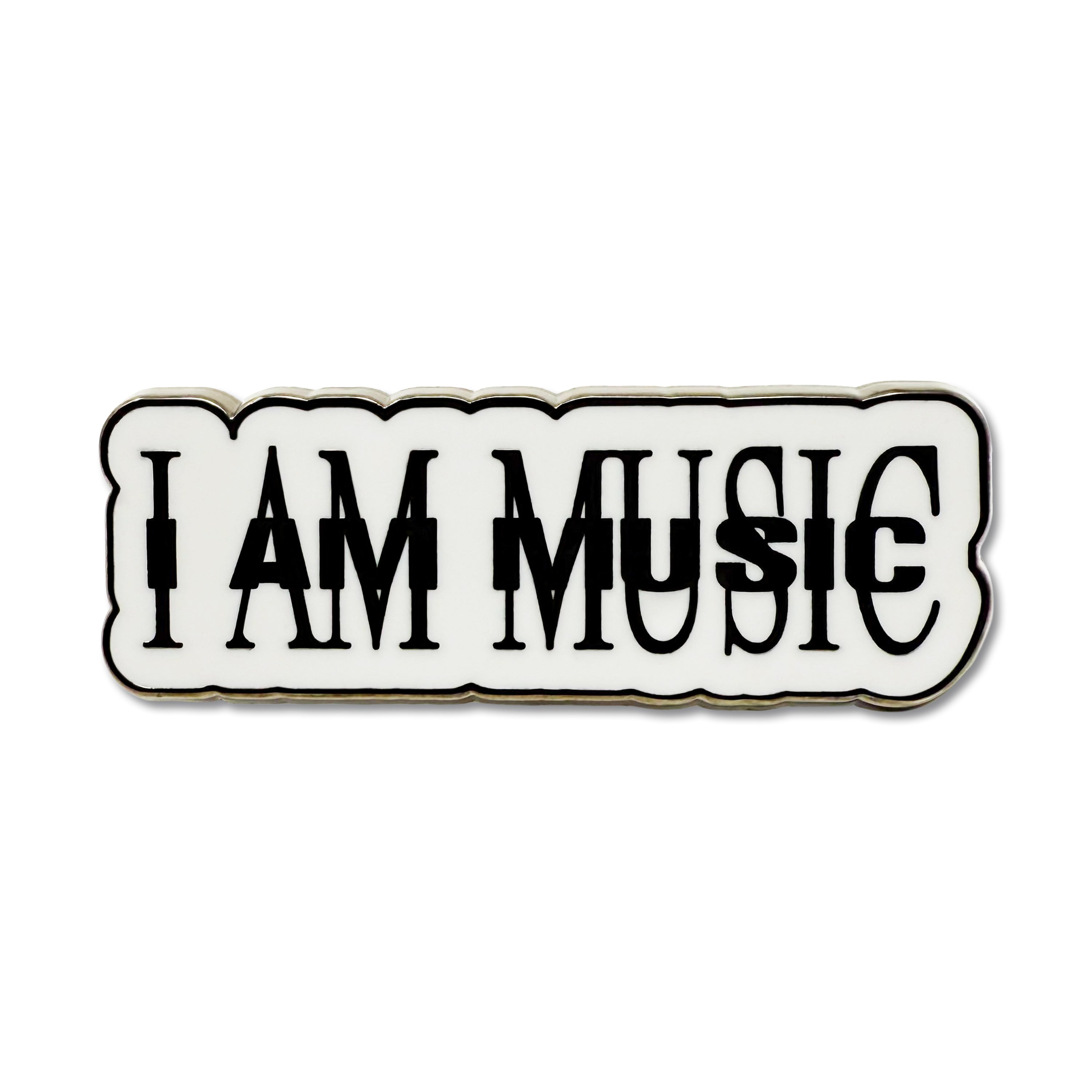 I AM MUSIC Hat Pin