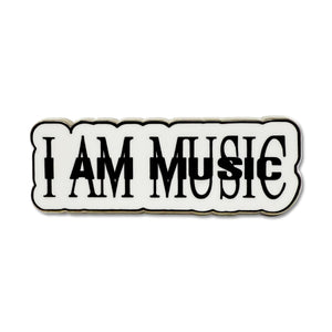 I AM MUSIC Hat Pin