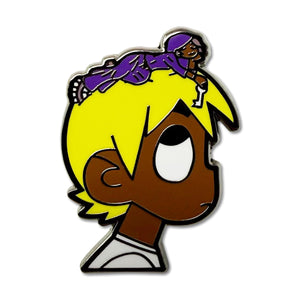 LUV Yellow Hat Pin